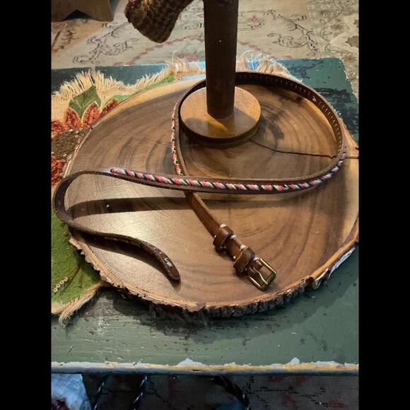 Accessories - Stylish Braided Leather and Fabric Belt for Everyday Wear